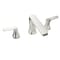 Anzzi 2-Handle 3-Hole Widespread Bathroom Faucet, Brushed Nickel L-AZ902BN - alternate 1